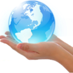 Hands & Globe